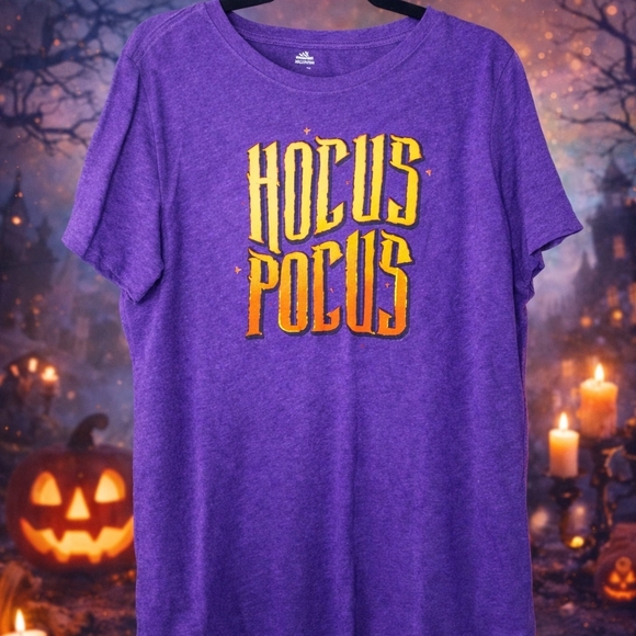 Way To Celebrate Tops - Purple Hocus Pocus Women's Top